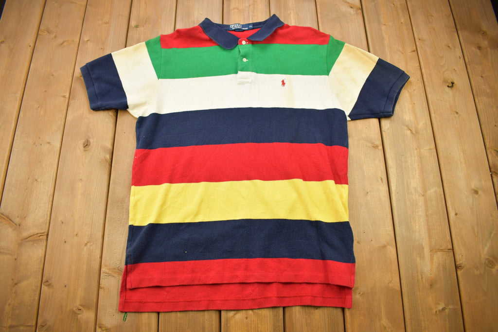 Vintage 1990s Polo Ralph Lauren Striped Polo Shirt