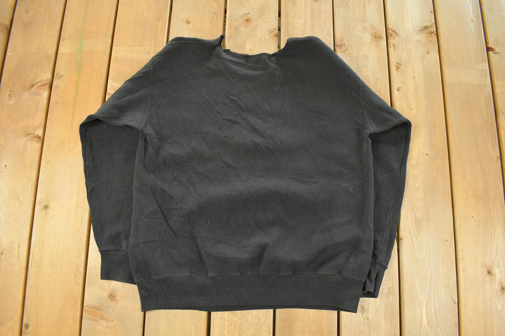 Vintage 1990s University of Georgia Bulldogs Distressed Crewneck Sweatshirt Men's Large
