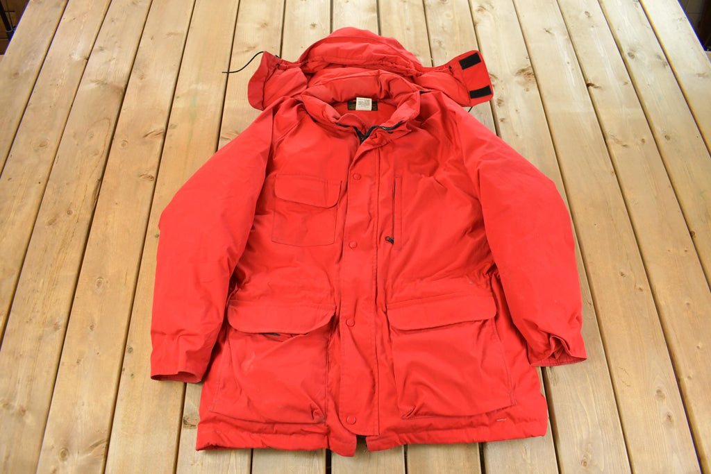 Vintage 1980s Eddie Bauer Goose Down Parka Jacket Men's XL