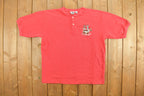 Vintage 1990s Acme Clothing Looney Tunes Embroidered Polo T-Shirt