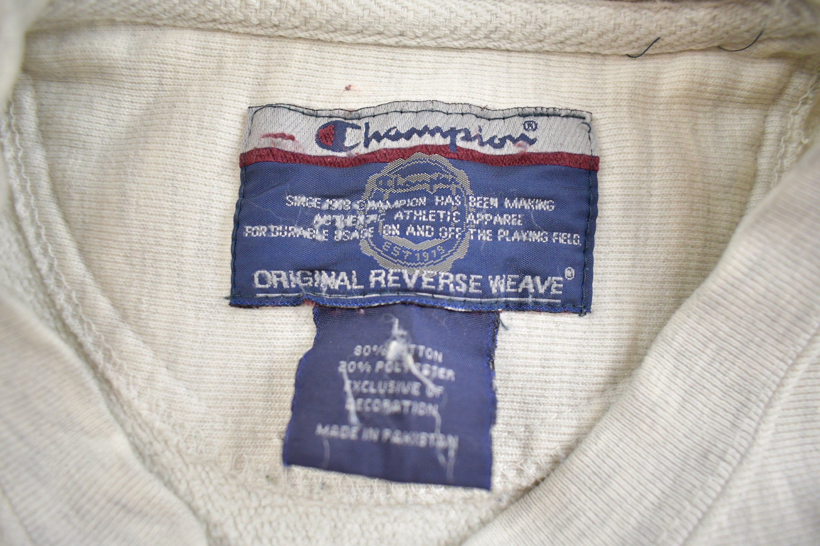 Vintage 1990s University Of Maryland Champion Reverse Weave Crewneck