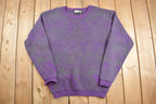 Vintage 1990s Criterion Geometric Knit Crewneck Sweater