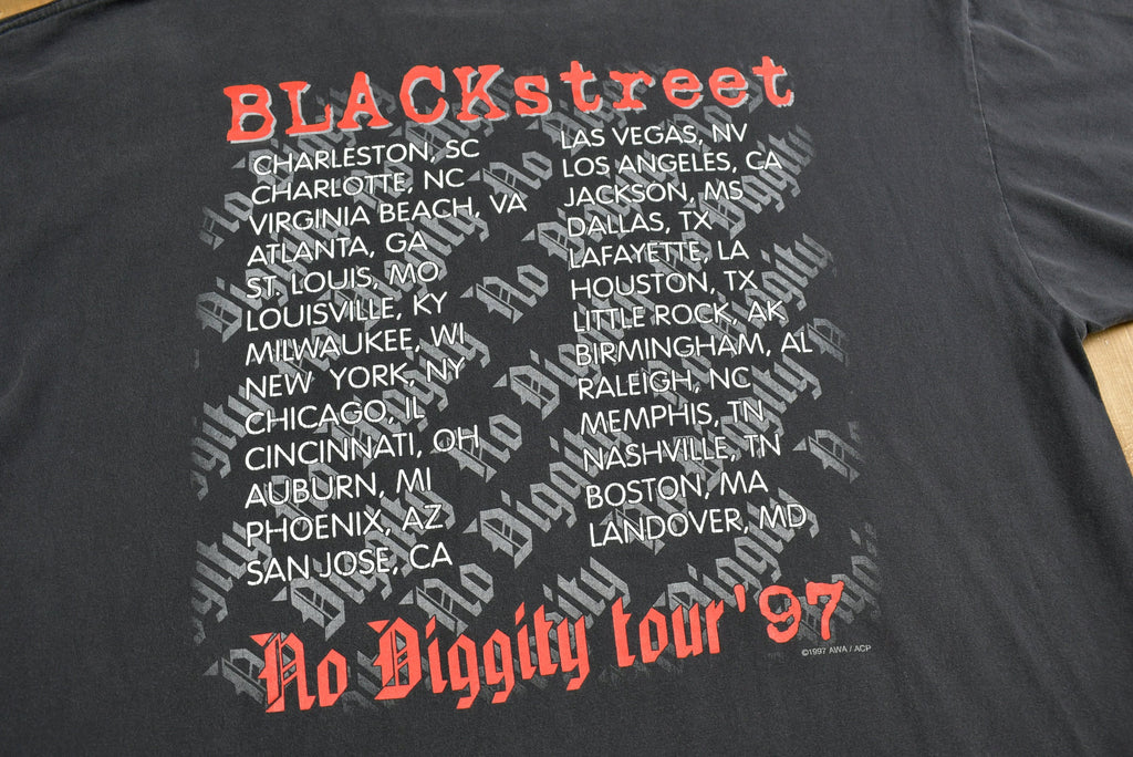 1997 Black Street No Diggity Tour T-shirt