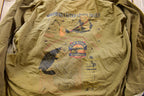 Vintage 1980s Northern United States Trails Button Up Cotton Overcoat