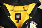 Vintage 2000s Pittsburgh Steelers NFL Full Zip Hoodie Men's Small