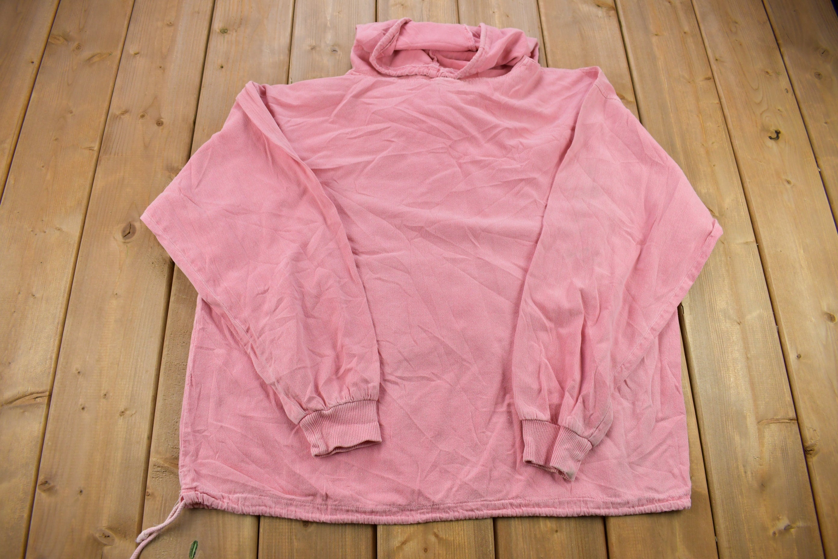 Vintage 1990s Wisconsin Corduroy Hoodie