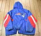 Vintage 1990s Starter New England Patriots Quarter Zip NFL Football Jacket