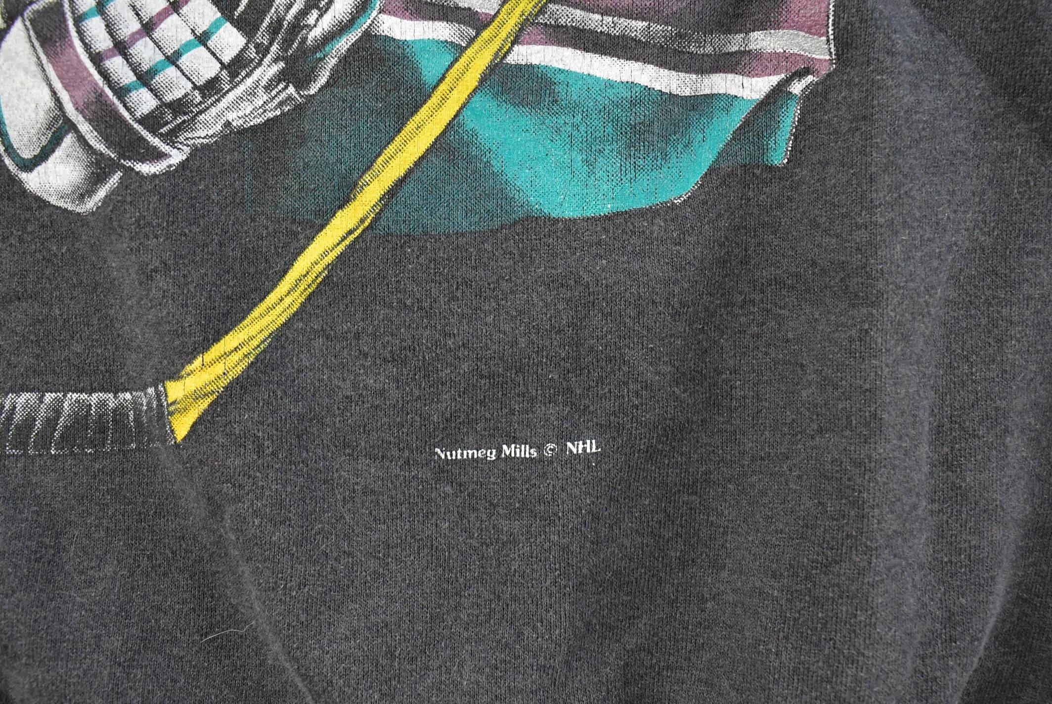 Vintage 1990s Anaheim Mighty Ducks NHL Hockey Crewneck Sweatshirt Men's Large