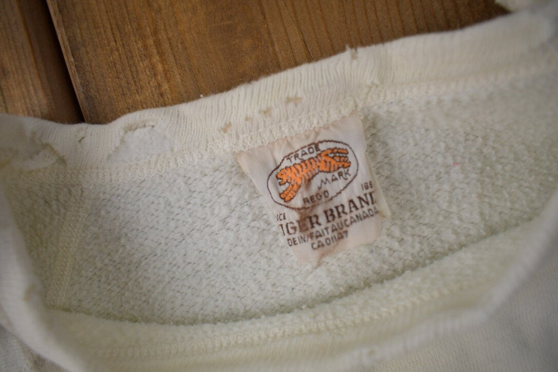 Vintage 1980s St Joseph Morrow Park Collegiate Crewneck Made In Canada