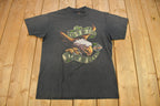 Vintage 1991 Live To Ride Ride To Live 3D Emblem Harley Davidson T-Shirt