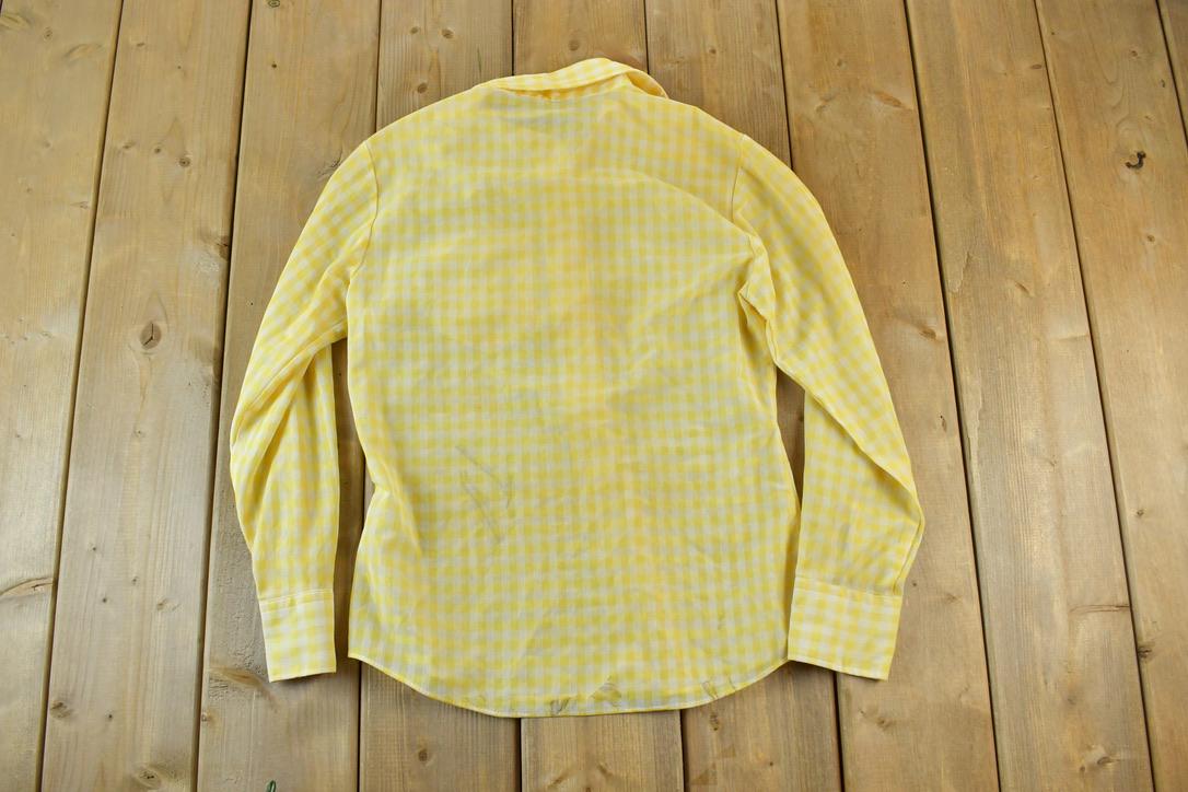 Vintage 1960s Lucerne Plaid Button Up Shirt