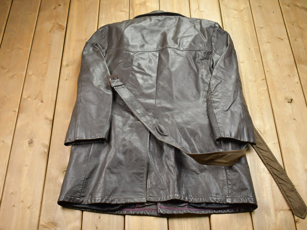 Vintage 1980s C&L Sportswear Leather Jacket