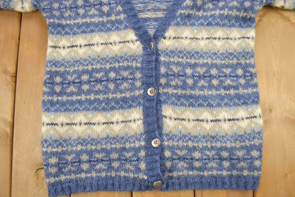 Vintage 1990s Maurice's Knitted Cardigan Sweater