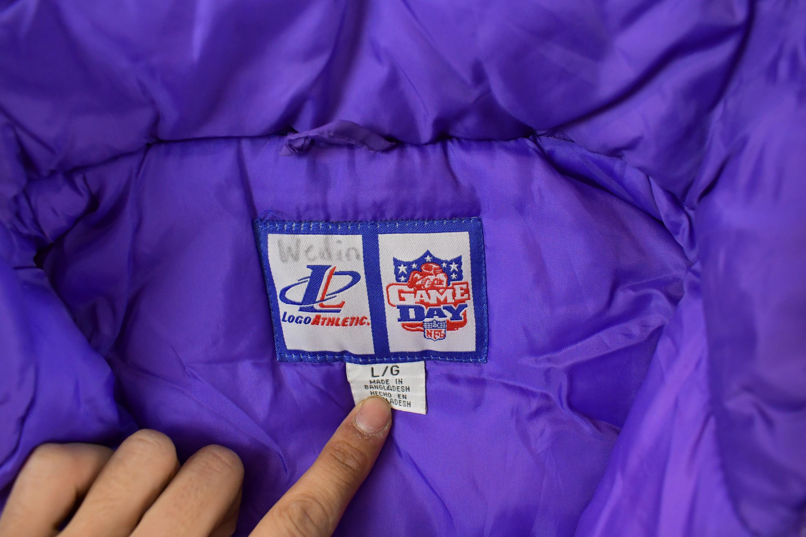 Vintage 1990s Minnesota Vikings NFL Football Jacket Youth Large