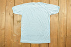 Vintage 1980s Blue Blank T Shirt