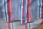 Vintage 1980s Creative Edge Striped Button Up Shirt