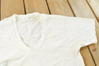 Vintage 1980s Fruit of the Loom Blank V-Neck T-Shirt Men's Small