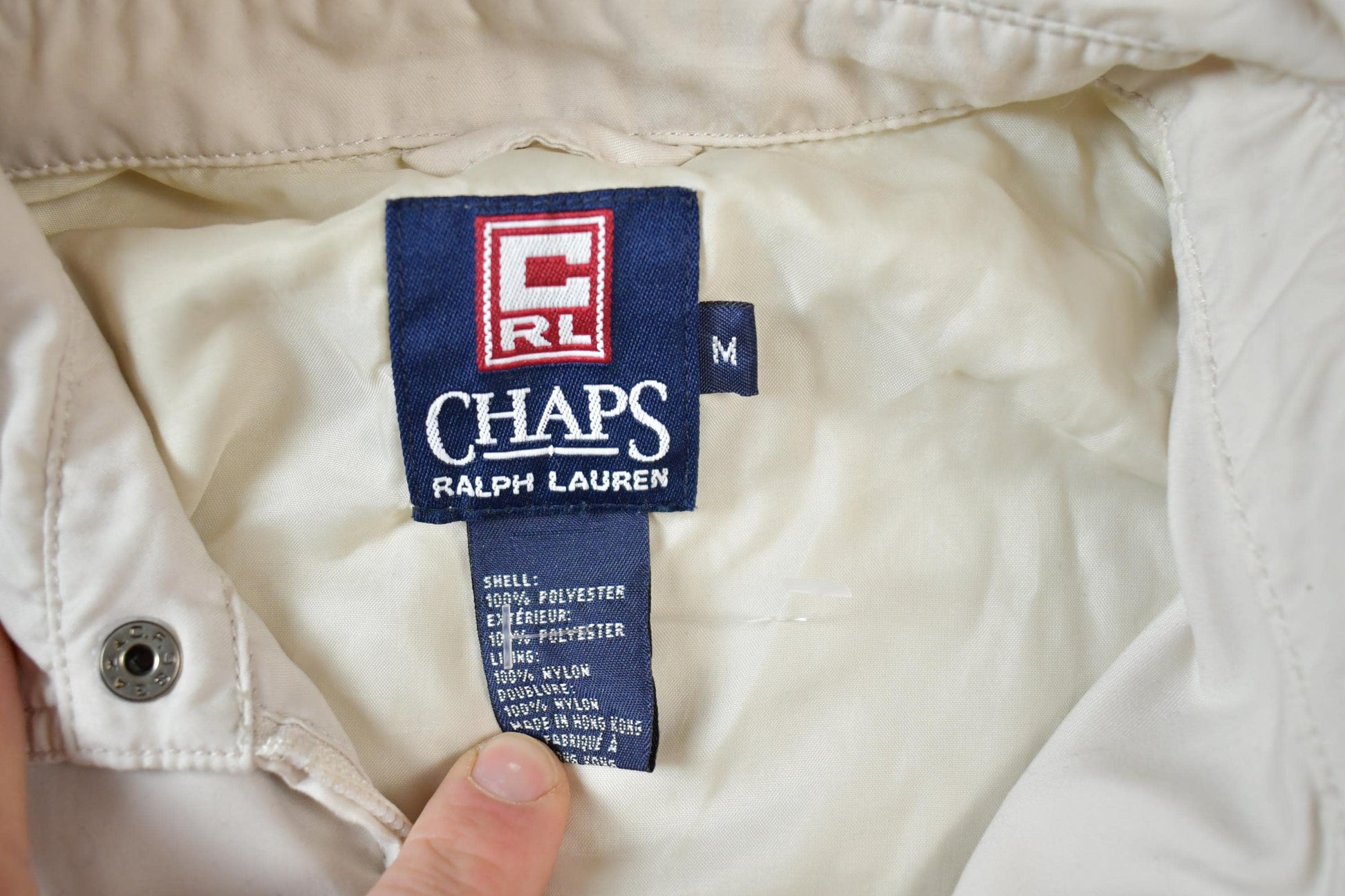Vintage 1990s Chaps Ralph Lauren Windbreaker Jacket