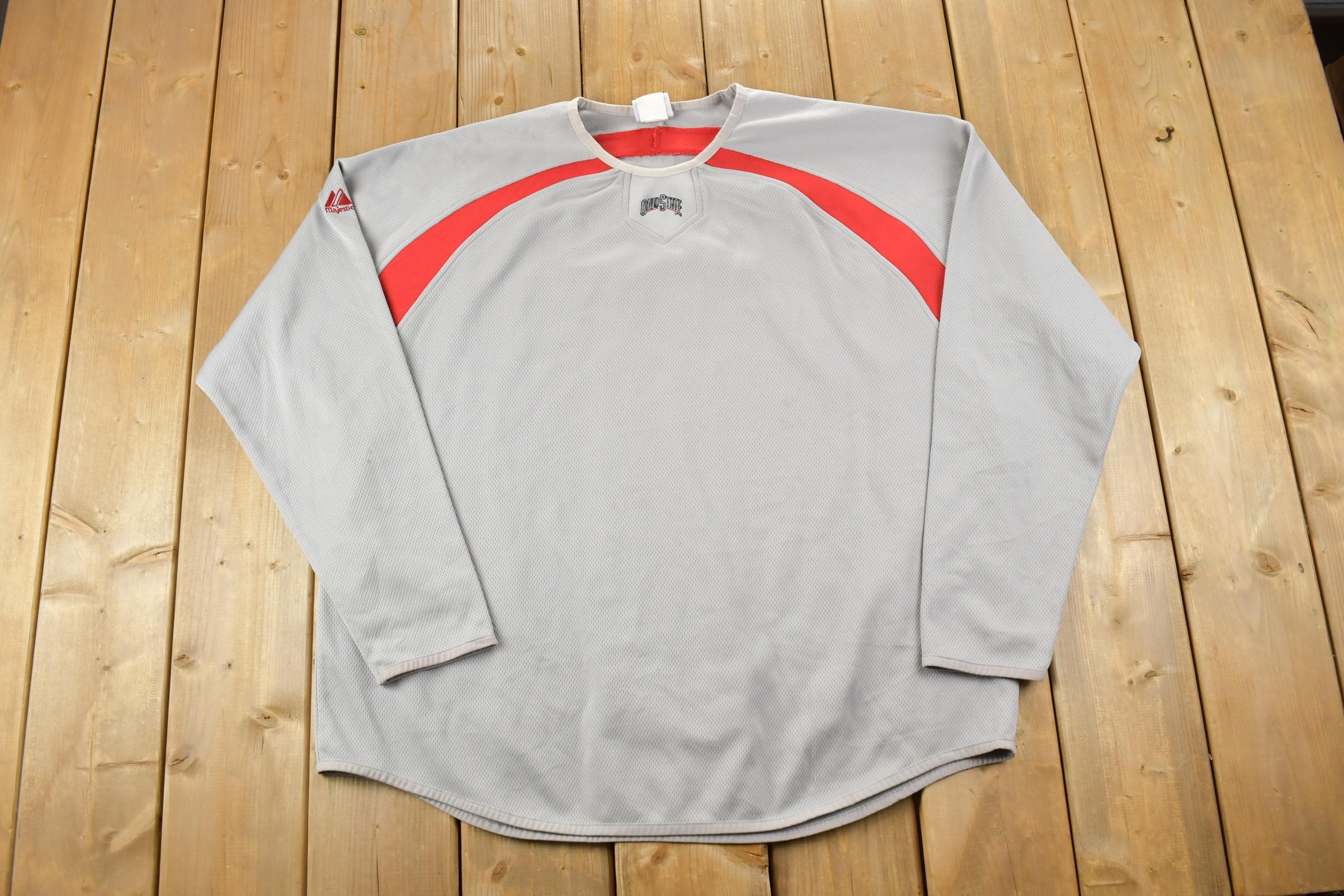 Vintage 1990s Majestic Ohio State University Collegiate Jersey Crewneck