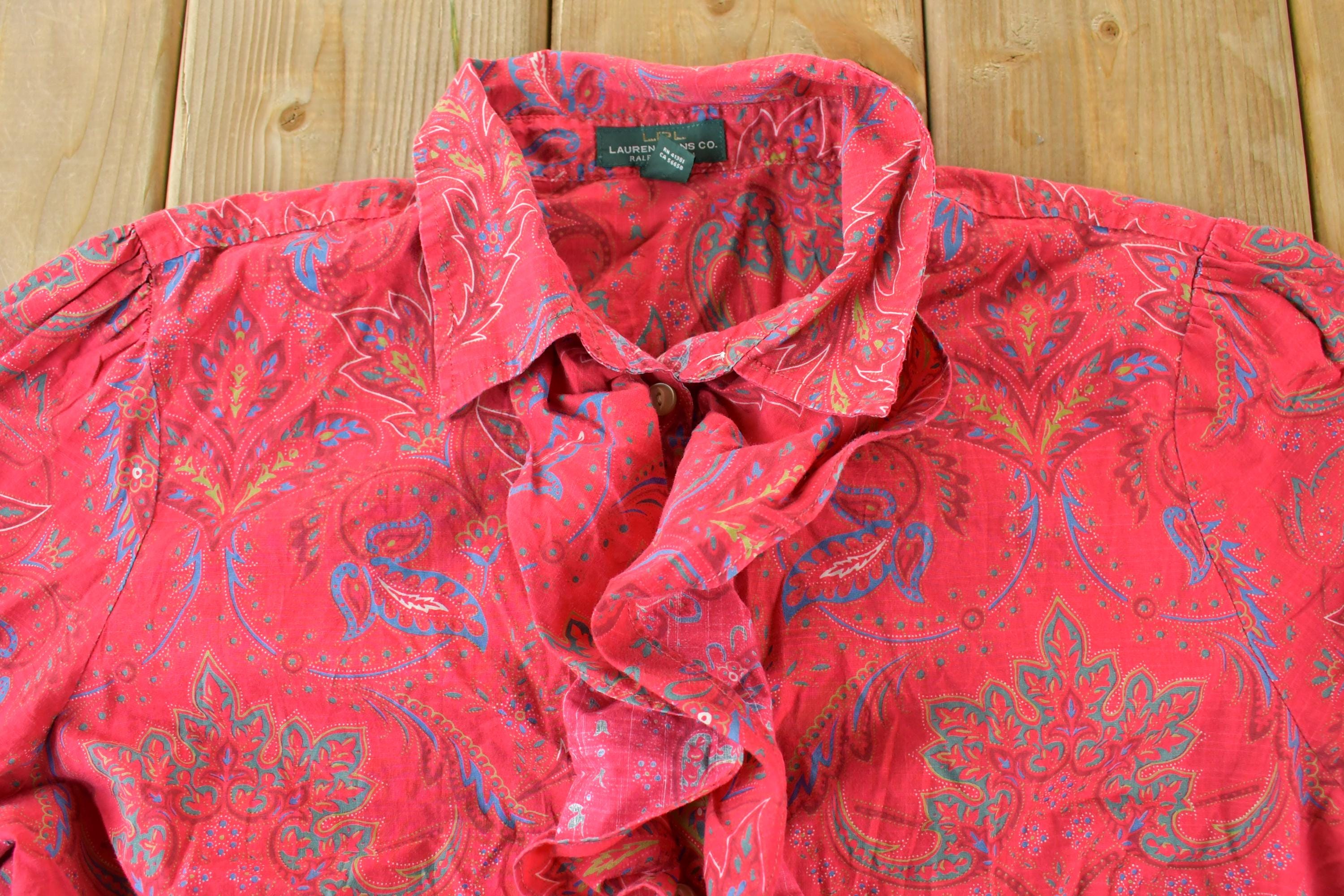 Vintage 90s Lauren Jeans Co Western Button Up Shirt