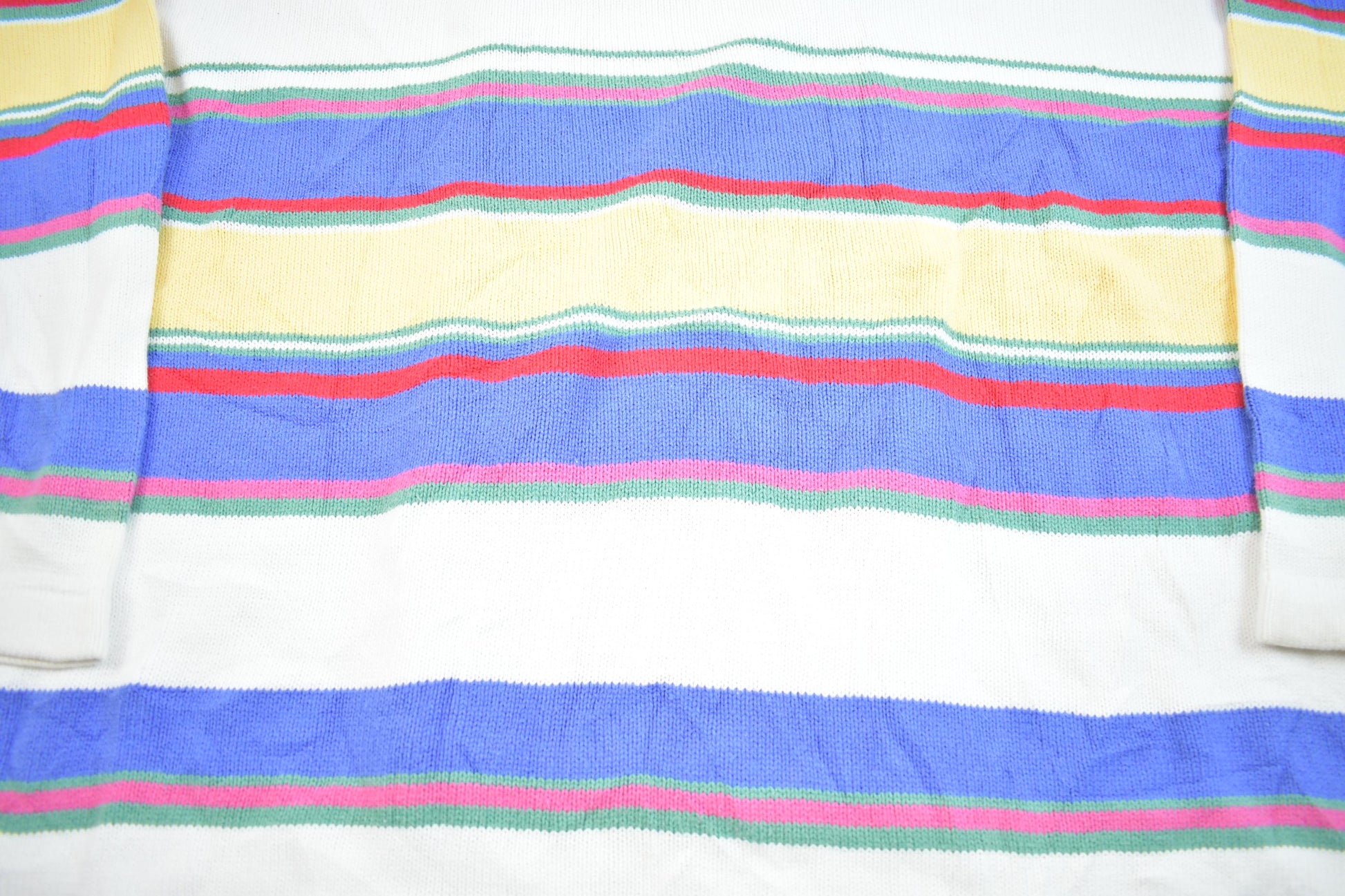 Vintage 1990s Eddie Bauer Striped Crewneck Sweatshirt