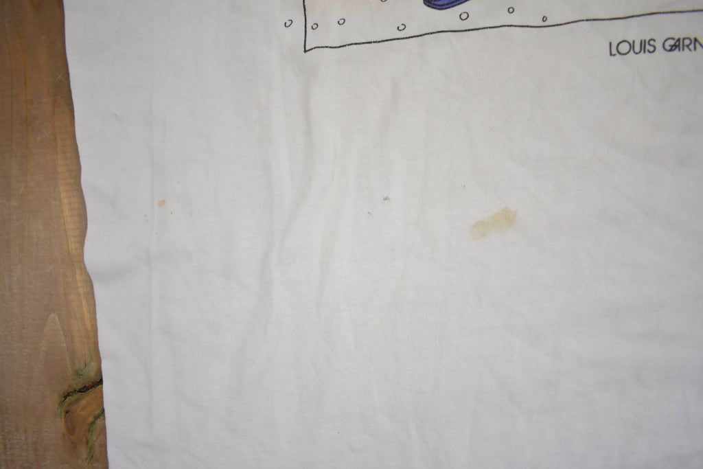 Vintage 1990s Desert Skiing Graphic Long Sleeve T Shirt