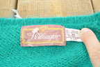 Vintage 1980s Worthington Knit Mohair Cardigan Sweater Womens M /