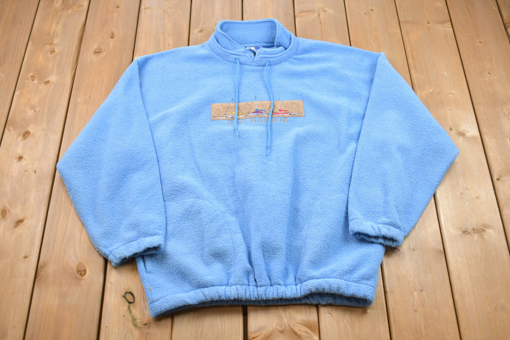 Vintage 1990s Arts Unlimited Bar Harbor Fleece Pullover Sweater