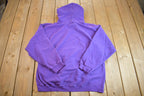 Vintage 1990s Sun-faded Purple Nike Hoodie Made In USA- Large