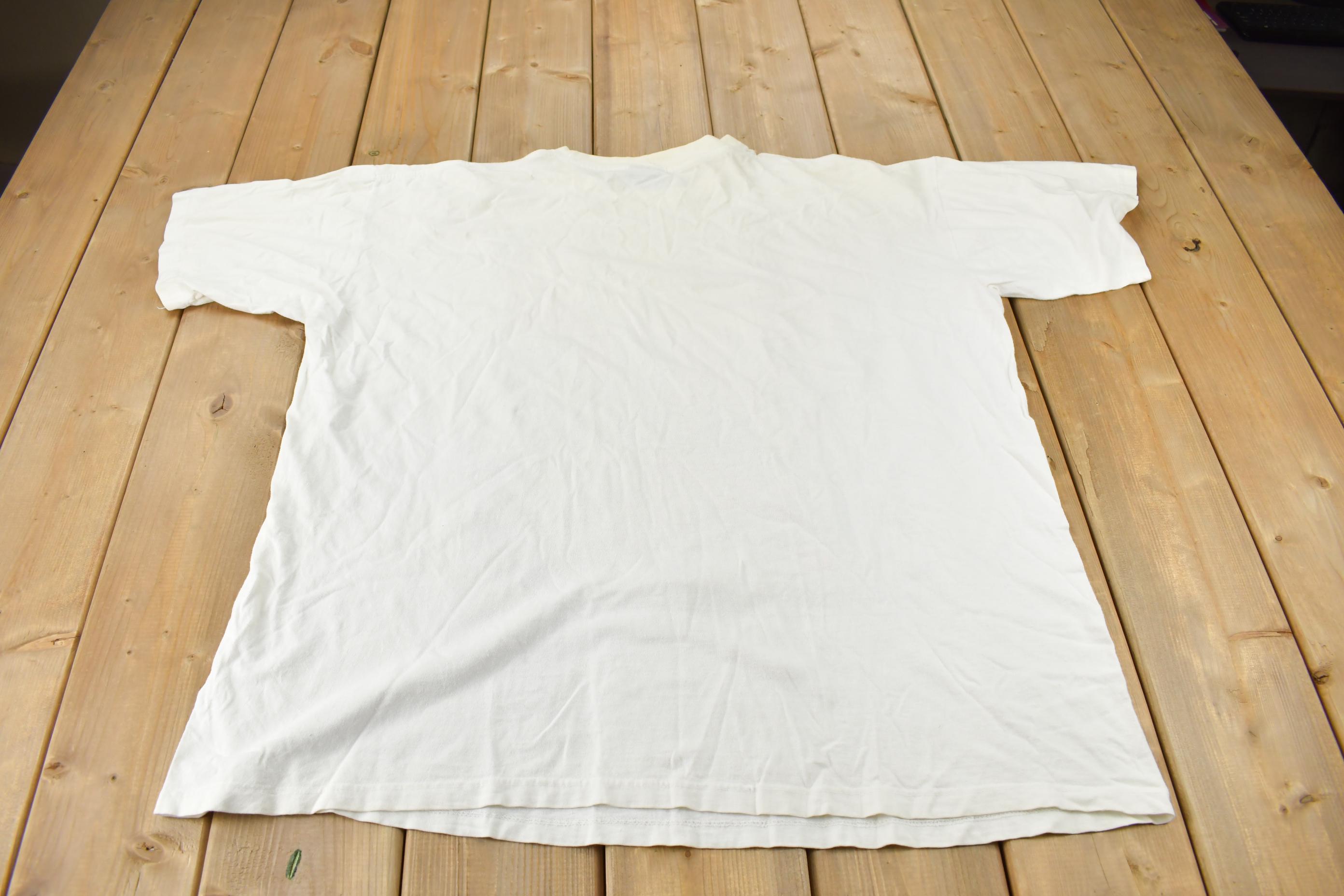 Vintage 1990s Summer Single Stitch Graphic T-Shirt Size 4XL