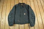 Vintage 1990s Carhartt Sun Faded Work Jacket Men's XL