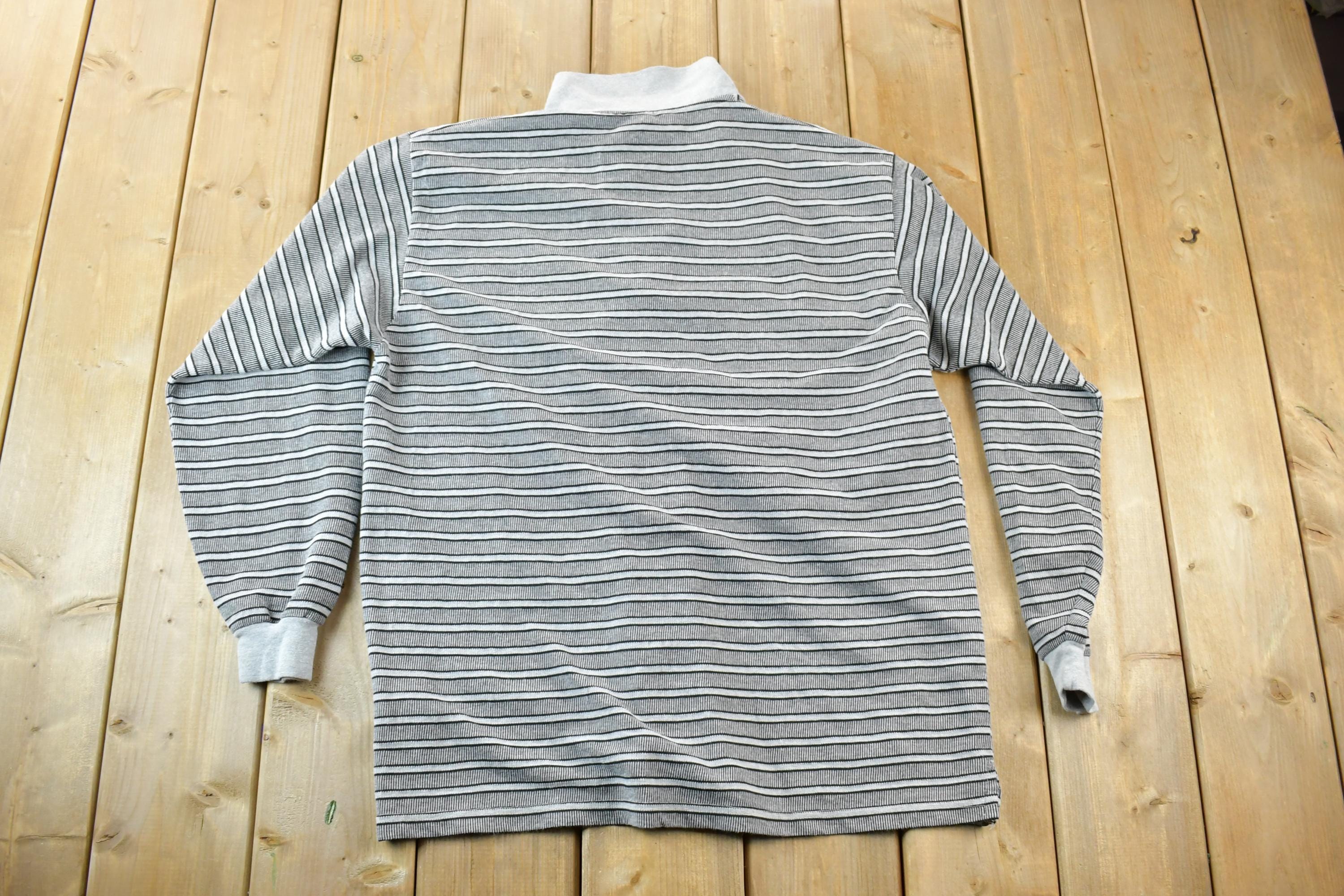 Vintage 90s Faded Glory Striped Button Up Shirt