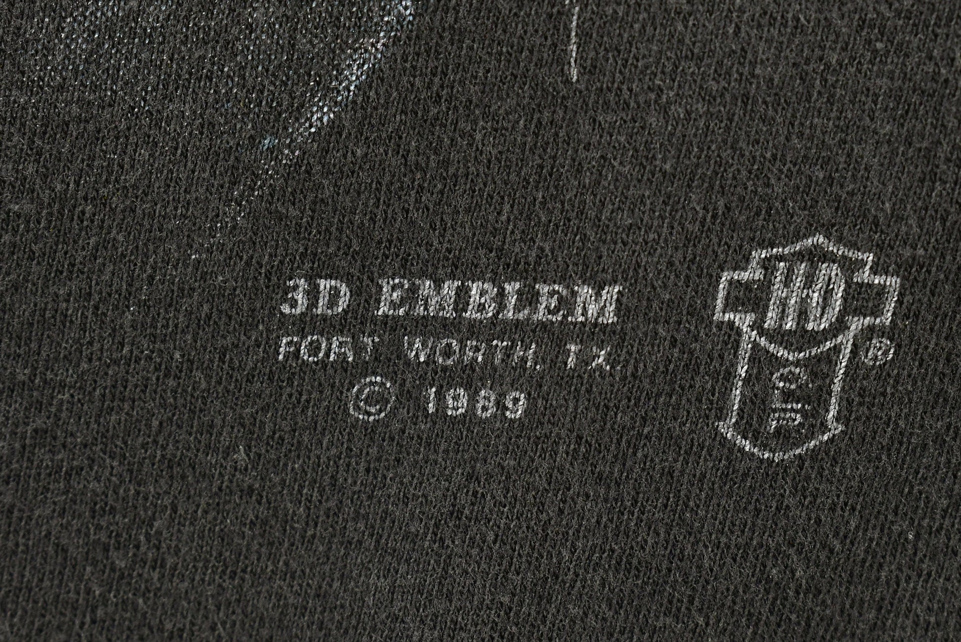 Vintage 1989 Harley Davidson Motorcycles "Street Tough" 3D Emblem T-Shirt / Single Stitch / Made In USA / 90s Graphic / Biker / Vintage Tee