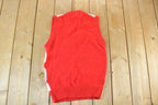 Vintage 1970s Club Wool Argyle Sweater Vest