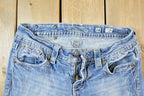 Vintage Y2K Miss Me Bedazzled Low Rise Jeans Size 28x31