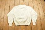 Vintage 1990s Le Moda Floral Theme Knitted Sweater