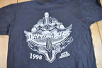 Vintage 1998 Daytona Bike Week Born In The USA Graphic T Shirt