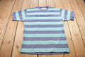 Vintage 1990s Levi Straus Striped Graphic T Shirt