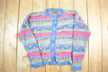 Vintage 1980s Eddie Bauer Cable Knit Button Up Sweater