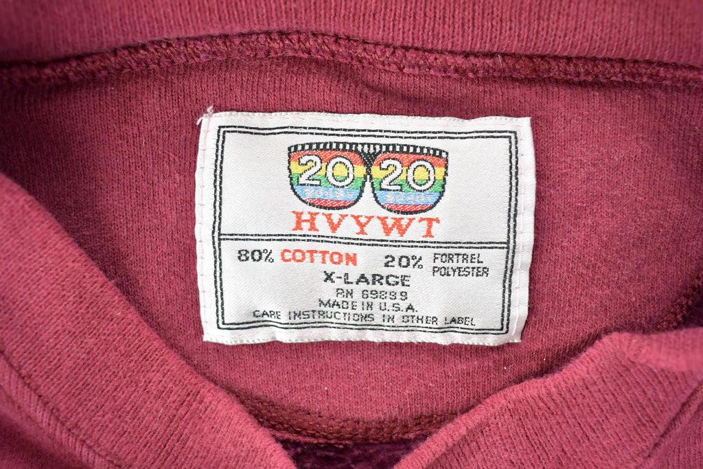 Vintage 1990s Round One Heavyweight Golf Crewneck Sweatshirt / 90s Crewneck / Made In USA / Streetwear / Embroidered