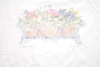 Vintage 1990s Flower Basket Graphic T-Shirt