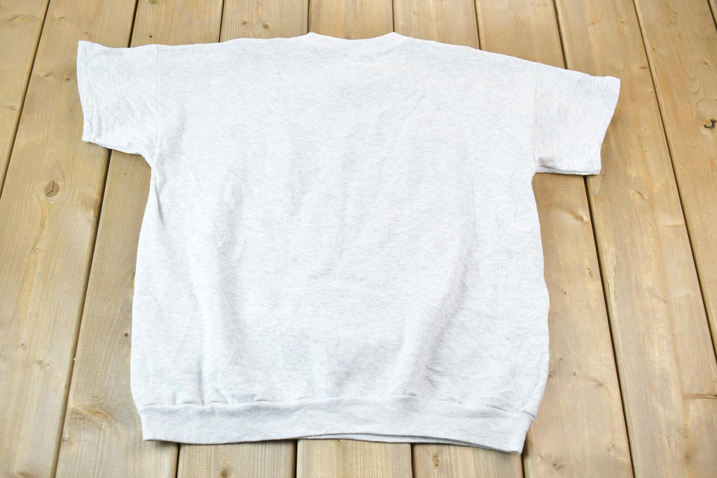 Vintage 1990s Winter Cardinal Scene Lee Short Sleeve Crewneck Sweater