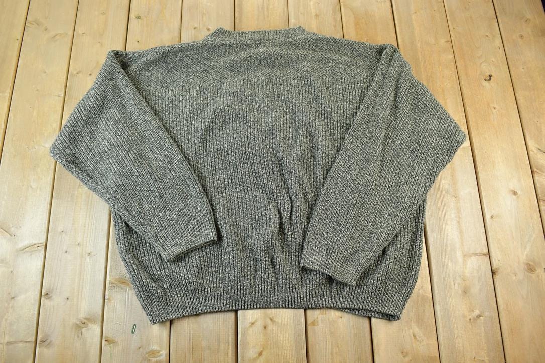 Vintage 1990s Eddie Bauer Heavy Knit Crewneck Sweater