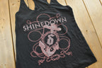 Vintage Y2K Shinedown Nautical Tank Top Shirt Size Women's L / 00s Shirt / 2000s Tee / Streetwear