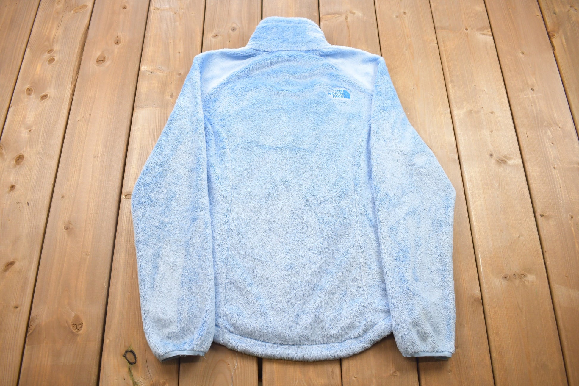 Vintage 1990s North Face Fluffy Fleece Sweater / Women's Vintage / Outdoors / 90s Sweater / Streetwear / Hiking / Fleece Zip up