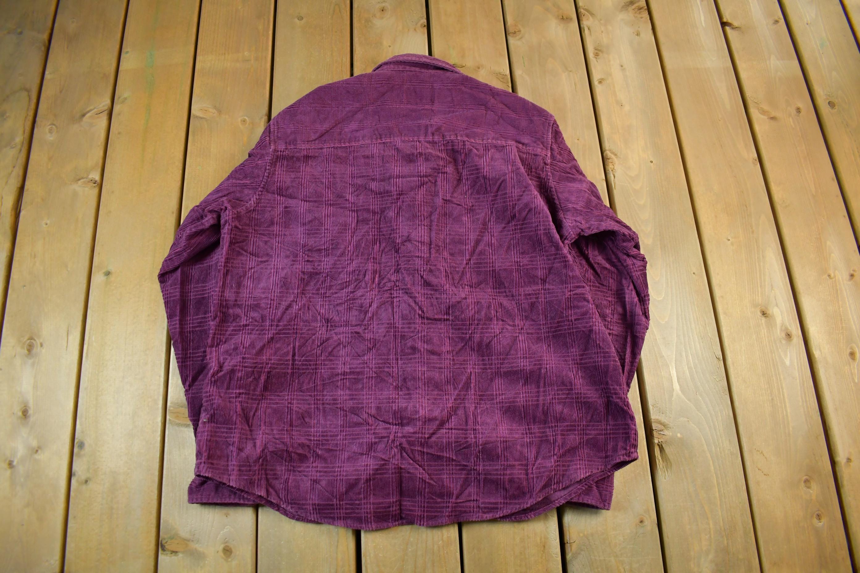 Vintage 2000s Harley Davidson Corduroy Button Up Shirt
