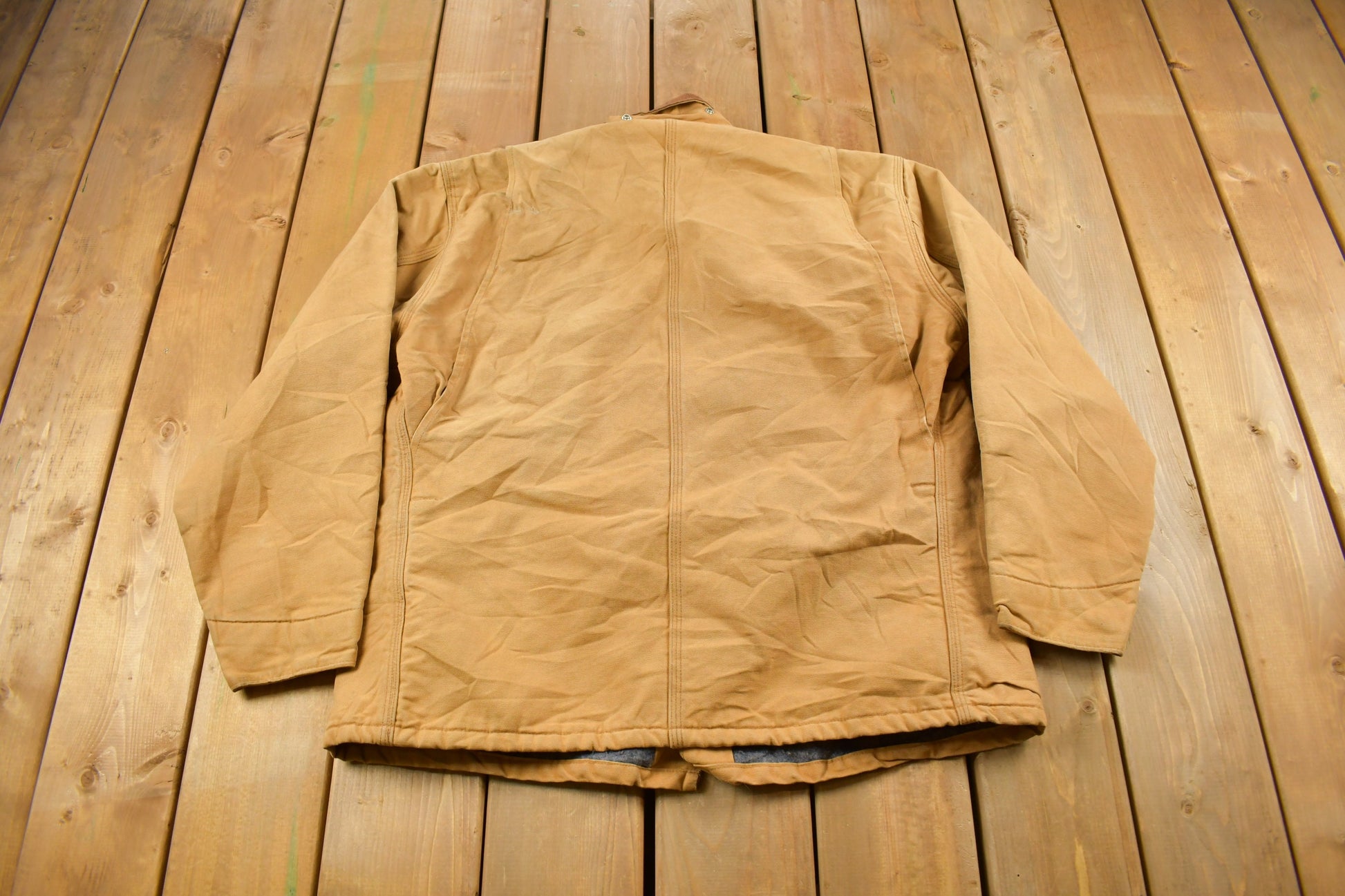 Vintage 1980s Carhartt Blanket Lined Chore Coat