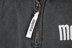 Vintage 1990s Mecca Embroidered Quarter Zip Hip Hop Sweatshirt Mens L