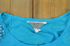 Women Vintage Vigoss Y2K T-Shirt Vigoss Grunge Skull Print