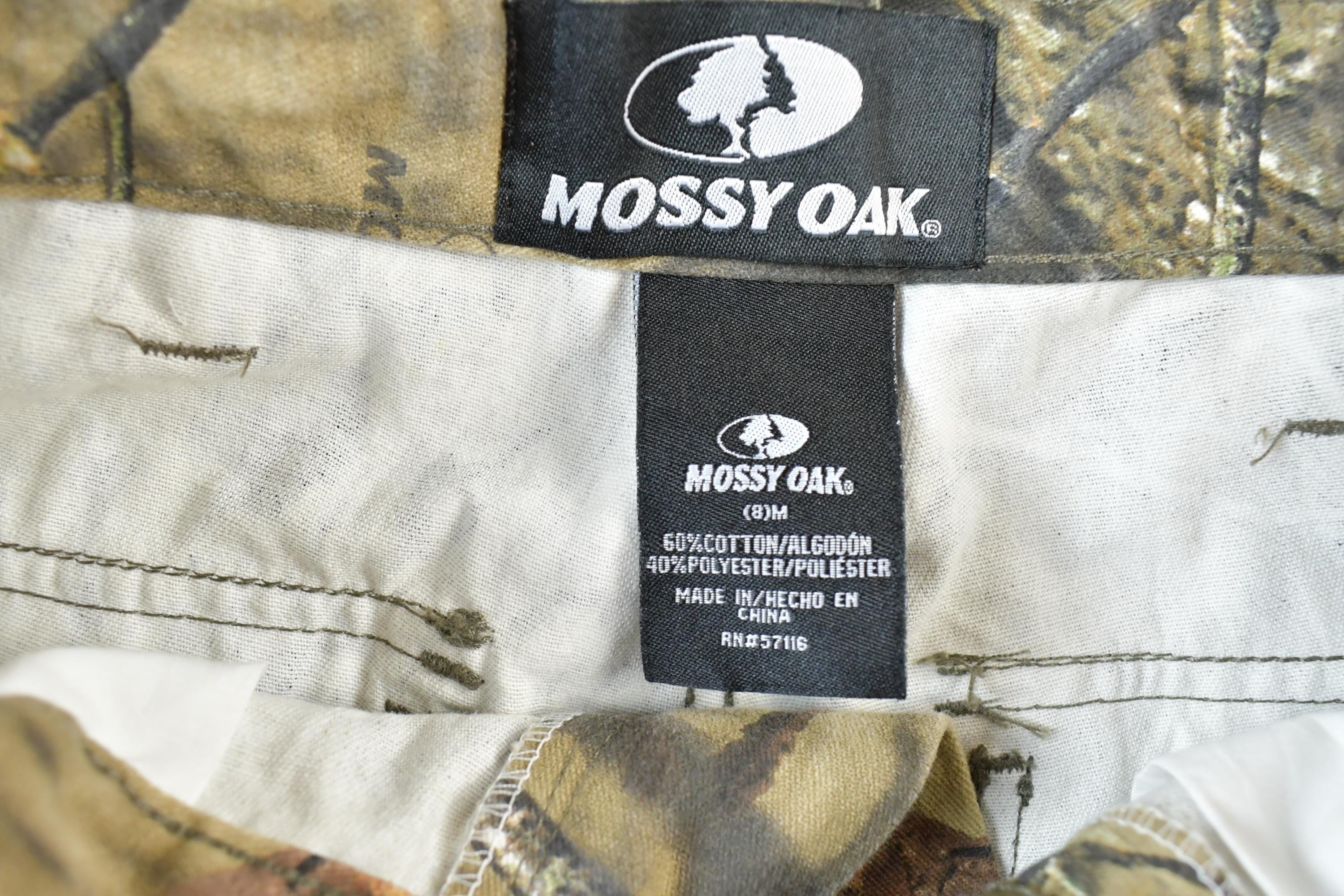 Vintage 1990s Mossy Oak Realtree Camouflage Cargo Pants Size Youth